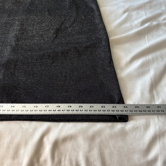 Accomplice Women's Vintage‎ Spaghetti Strap Metallic Glitter Maxi Dress Black S - Picture 12 of 13